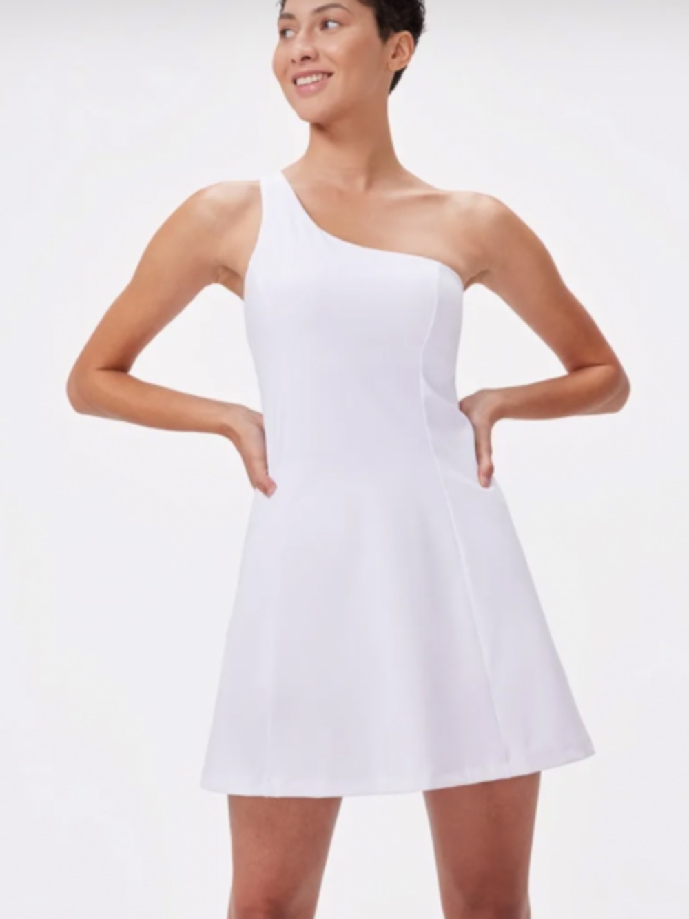 Outdoor voices one shoulder exercise dress